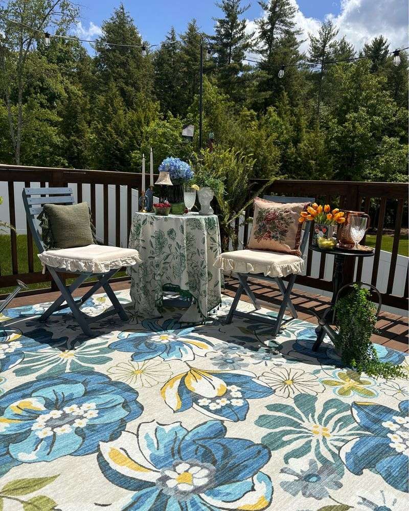 Colorful Patio Rugs