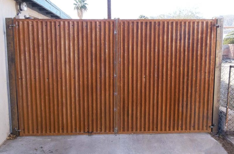 Corrugated Metal Fences