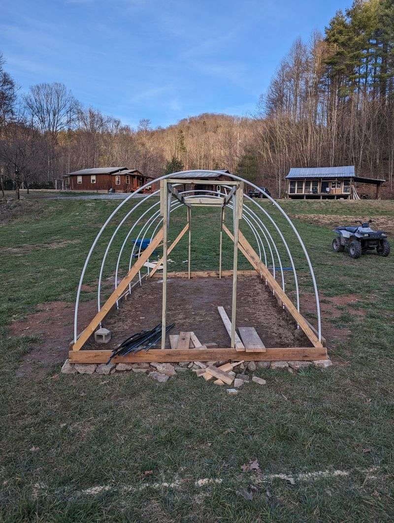 Hula Hoop Greenhouse