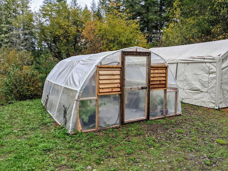 Recycled Tent Greenhouse