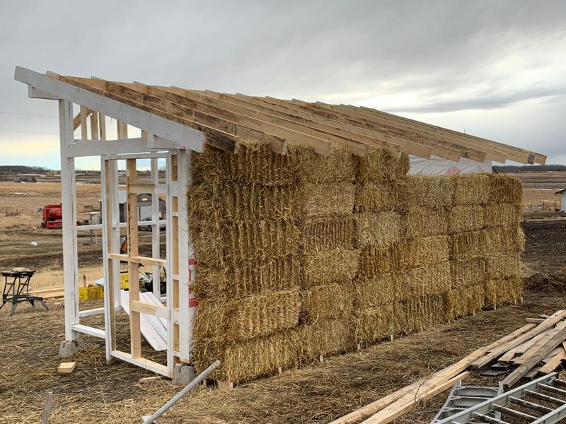 Straw Bale Cold Frame