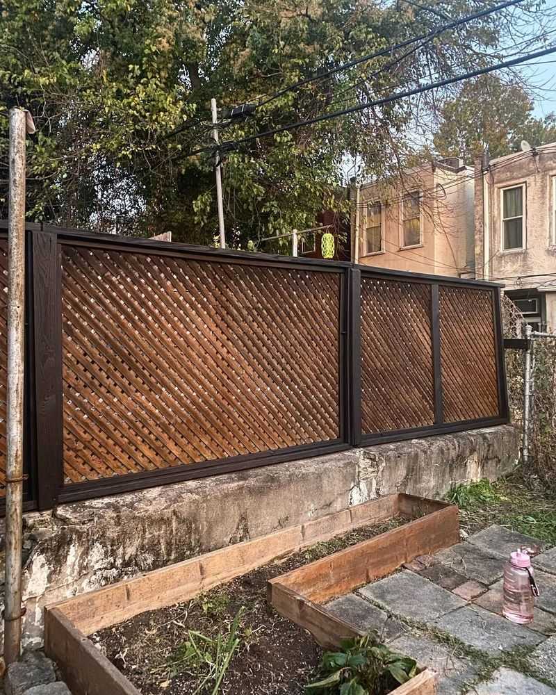 Wooden Lattice Fencing